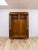 Brown Vintage Wardrobe Grange French Antique Style Locking Bronze Dowel Armoire For Sale - Image 8 of 14