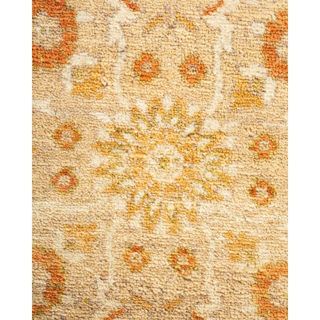 Traditional Mogul, One-of-a-Kind Hand-Knotted Area Rug - Ivory, 4' 2" x 5' 10" For Sale - Image 3 of 8