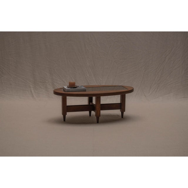 French Brutalist Coffee Table by Guillerme & Chambron, 1960s For Sale - Image 12 of 12