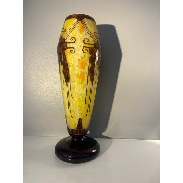 1920s 1920s Le Verre Français Vase For Sale - Image 5 of 5
