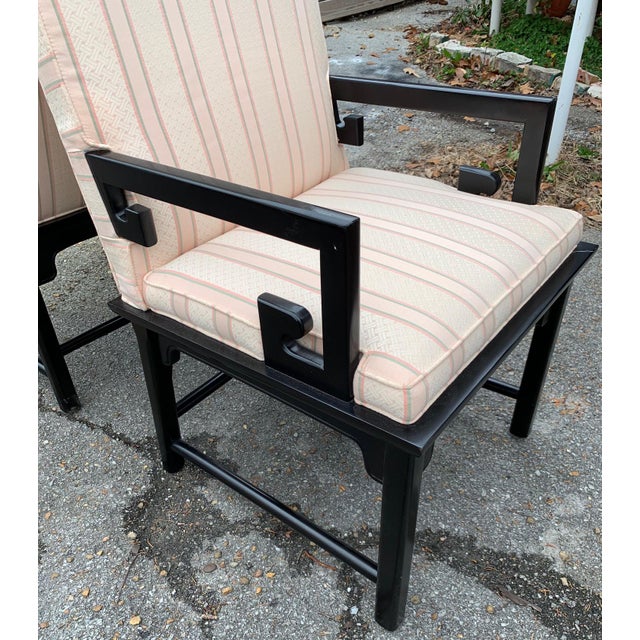 Vintage Asian Style Dining Chairs by Century Furniture Set of 6