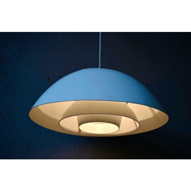 Scandinavian Safari Suspension Lamp by Peter Hvidt & Orla Mølgaard-Nielsen for Nordisk Solar, Denmark, 1970s For Sale - Image 4 of 11