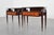 Mid-Century Modern Dassi Wood and Glass Nightstands, 1950s, Set of 2 For Sale - Image 12 of 18