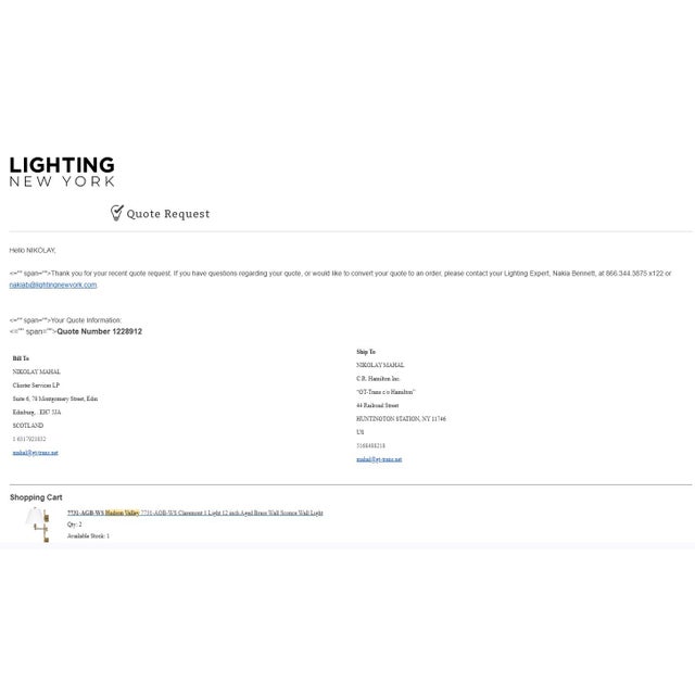 Early 21st Century Claremont Swing-Arm Wall Sconces by Hudson Valley, Set of 2 For Sale - Image 5 of 6