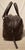 Chanel Brown Square Stitch Bowler Bag in excellent condition. Brown Caviar leather in a square quilted pattern with...