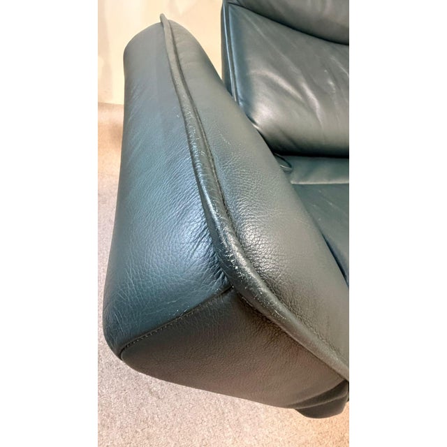 Vintage DS 450 Twist Leather Sofa by Thomas Althaus for de Sede, 1990s For Sale - Image 10 of 11