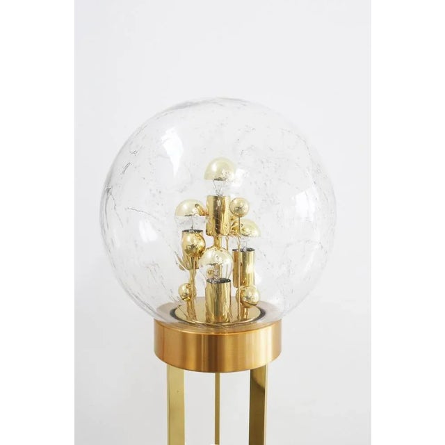 Mid-Century Modern Space Age Sputnik Globe Floor Lamp from Doria, 1970s For Sale - Image 3 of 11