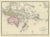 Antique map titled 'Carte générale de l'Océanie'. Large map of Oceania including New Zealand, Australia, Polynesia,...