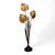Art Deco Floor Lamp with Golden Leaves For Sale - Image 10 of 10