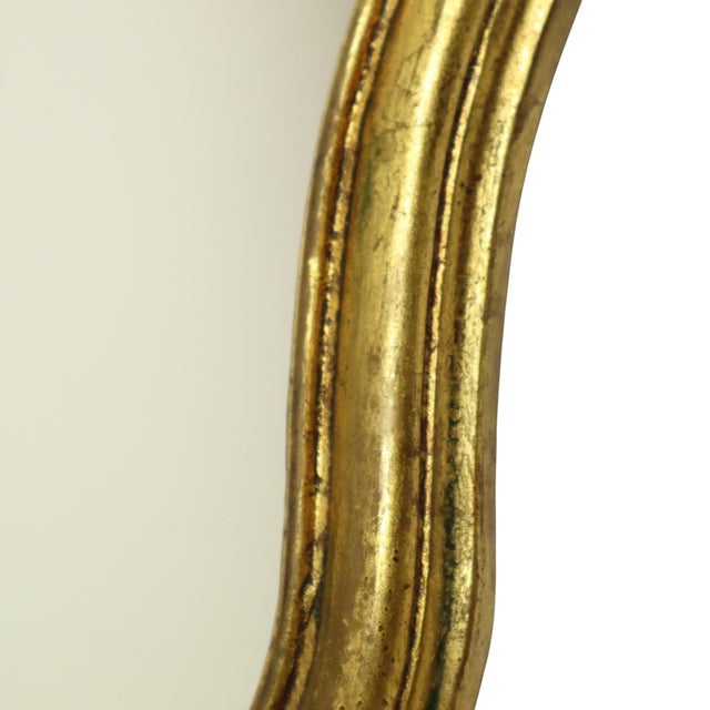 Vintage French Crested Mirror, 1950s For Sale - Image 4 of 15