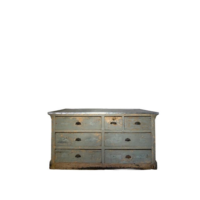 Early 19th Century Painted Store Counter For Sale - Image 10 of 10