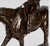 Mid 19th Century Pierre-Jules Mêne Style Equestrian Bronze Sculpture of Rider on Horse With Rouge Marble Base For Sale - Image 4 of 10