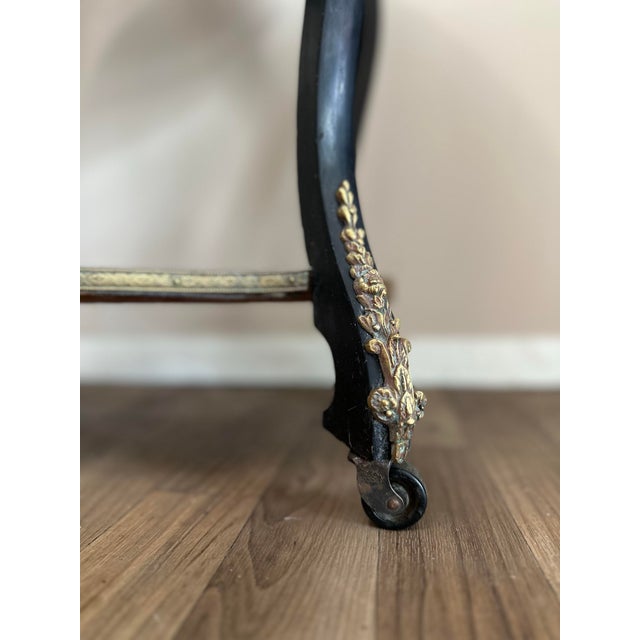 French Antique 19th C. French Jardinière Stand With Removable Lid and Ormolu Mounts For Sale - Image 3 of 7