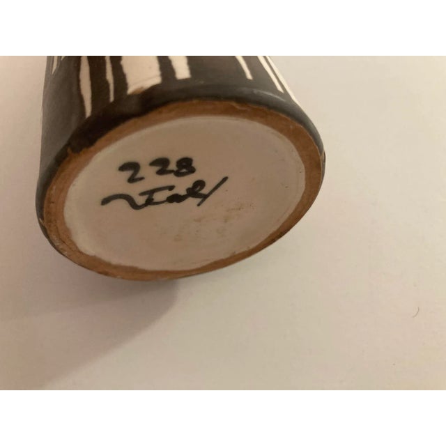 Bitossi Modernist Vintage Ceramic Vase, Italy 1960's. For Sale - Image 4 of 11