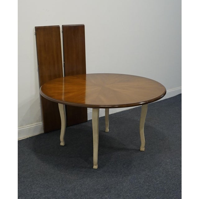 Wood Drexel Furniture French Accent Collection 74" Dining Table 261-341 For Sale - Image 7 of 12