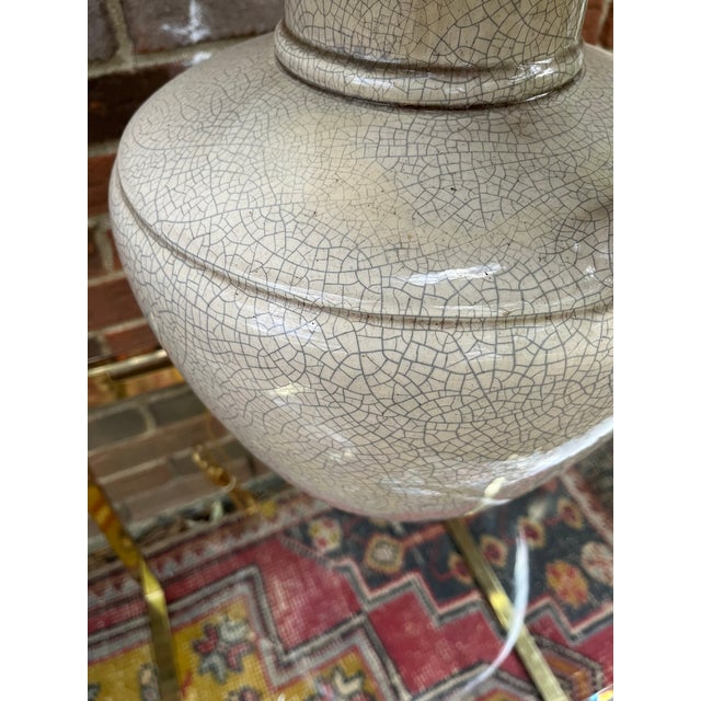 1970s Vintage Water Jug Table Lamp With Drum Shade For Sale - Image 5 of 9