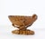 Large Hand-Carved Olive Wood Clam Shell Bowl, Italy, 1930s For Sale - Image 4 of 8