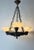 Antique Renaissance Revival Bronze and Alabaster Chandelier with Serpent Details, 1900 For Sale - Image 4 of 18