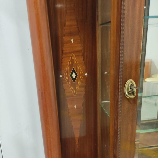 Mahogany Display Cabinet, 1890s For Sale - Image 10 of 13