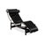 Cassina Bauhaus LC 4 Chaise Lounge in Black Leather and Chrome by Le Corbusier for Cassina For Sale - Image 4 of 16