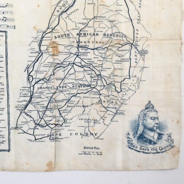 With poem by Rudyard Kipling, a musical score by Arthur Sullivan, a map of 1899 South Africa and beautiful portraits of...