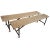 Farmhouse Vintage India Teak & Iron Bench For Sale - Image 3 of 8