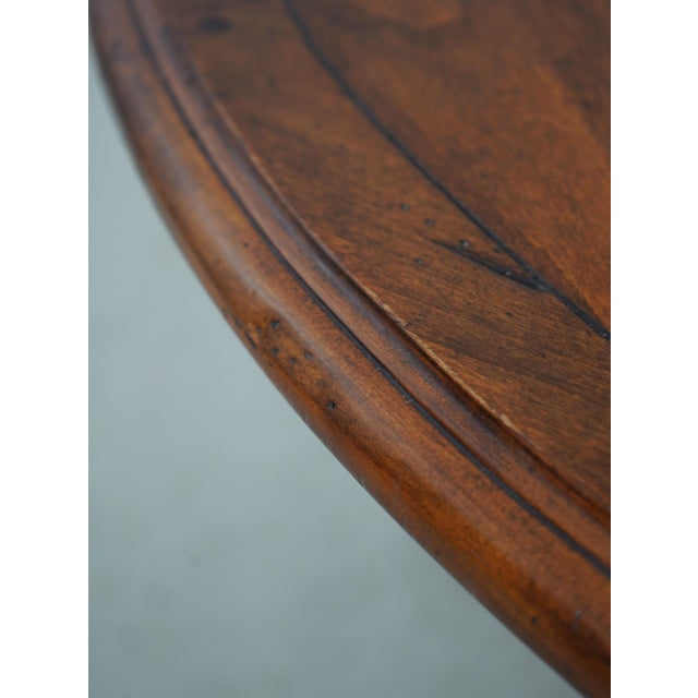 1990s Guy Chaddok Round Distressed Dining Room Table For Sale - Image 5 of 18