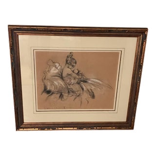 Mid 20th Century Louis Icart Lithograph For Sale