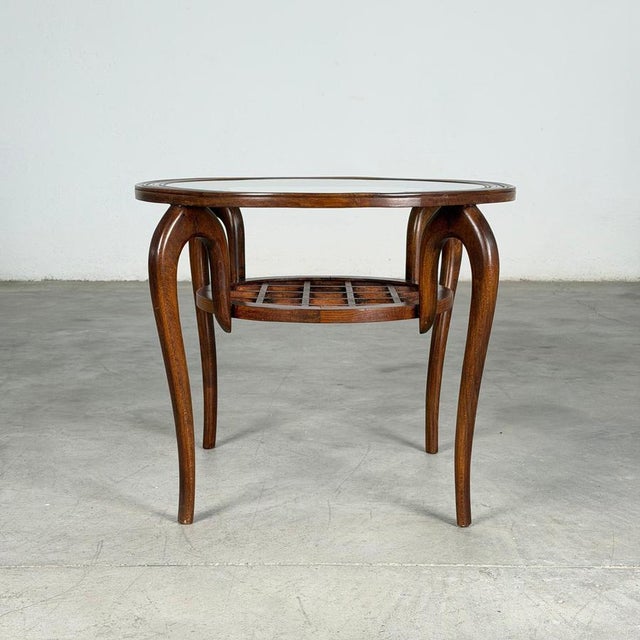1950s Round Coffee Table by Paolo Buffa for Arrighi Serafino, 1950s For Sale - Image 5 of 16