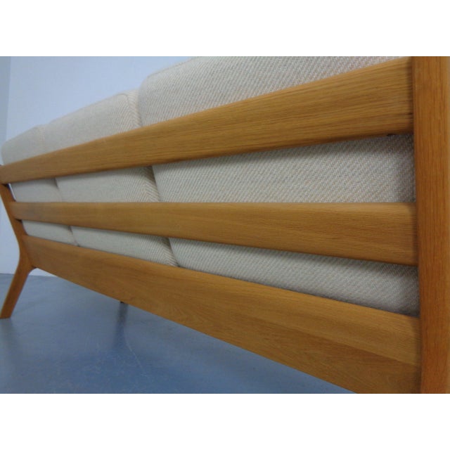 Senator Sofa in Oak by Ole Wanscher for Poul Jeppesen, Denmark, 1960s For Sale - Image 14 of 18