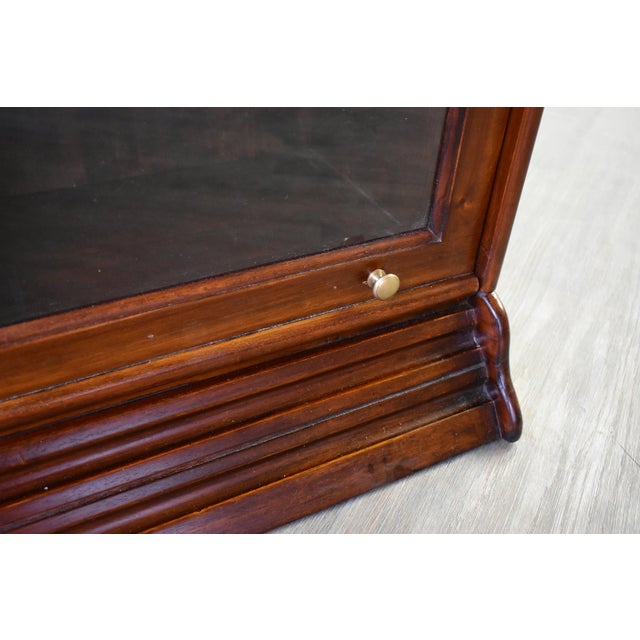 Legacy 4 Stack Barrister Bookcase - Brown Walnut For Sale - Image 4 of 8