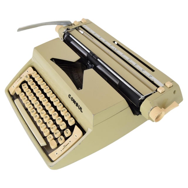 Mid-Century Typewriter from Consul, 1970s For Sale - Image 15 of 15
