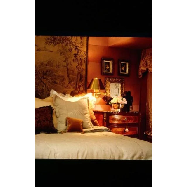 Wood 19th Century Refined French Louis XV Marble-Serpentine Top Three-Drawer Commode- Kingwood Parquetry For Sale - Image 7 of 9