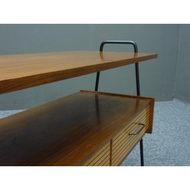 Mid-Century Side Table with Drawers, 1950s For Sale - Image 9 of 12