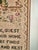 Mid-Century Modern Vintage Welcome Home Needlepoint, Framed For Sale - Image 3 of 6