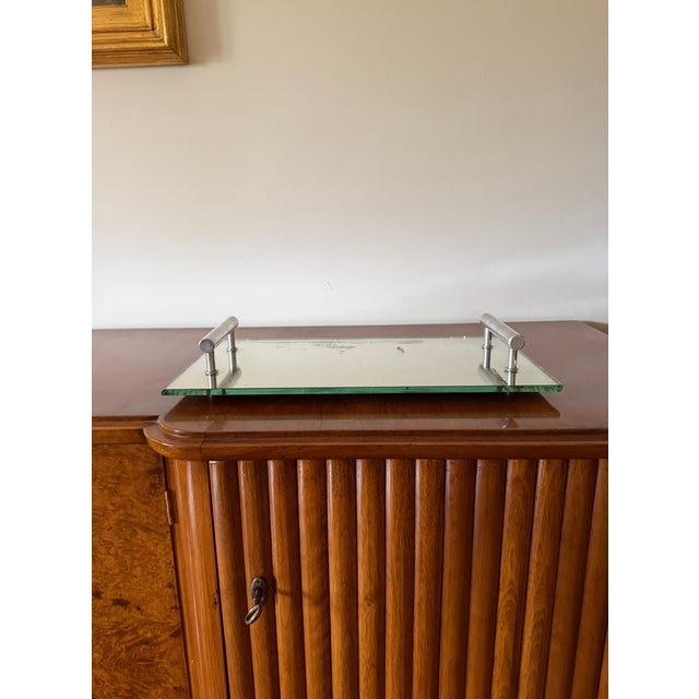 Modernist Mirrored Tray, France 1960 For Sale - Image 9 of 12