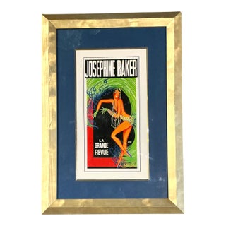 Vintage La Grande Revue Print in Frame For Sale
