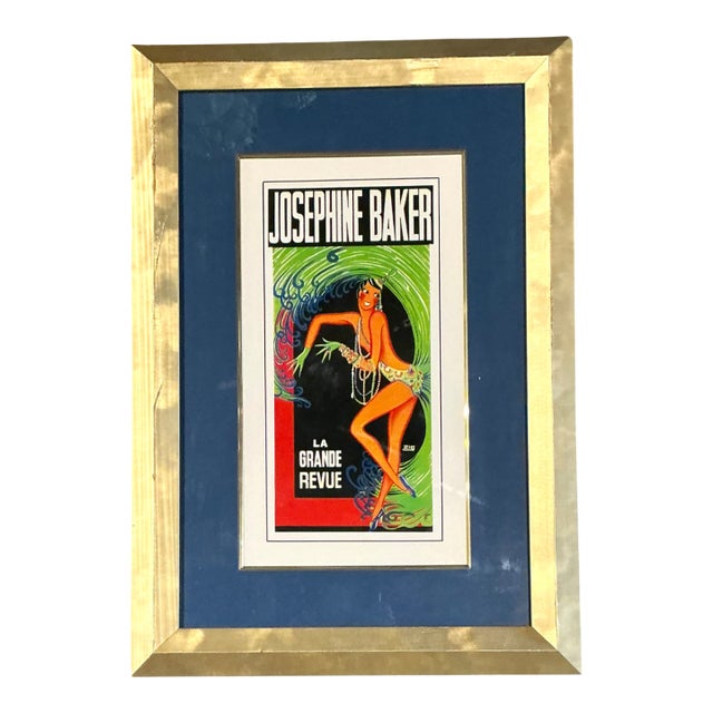 Vintage La Grande Revue Print in Frame For Sale