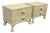 Post Modern Off-White Nightstands, Pair For Sale