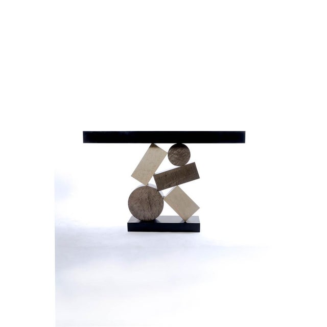 Grey and Black Stack Console by Aymeric Lefort For Sale - Image 14 of 18
