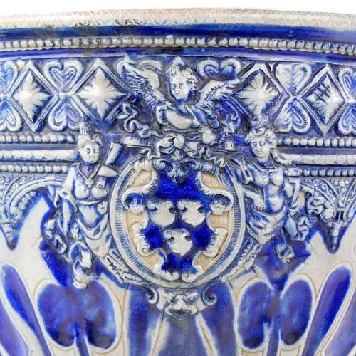 19th Century Pottery Flower Pot For Sale - Image 6 of 10