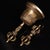 Traditional Late 19th Century Brass Vajra and Bell Set, Tibetan Ritual Objects, 708g For Sale - Image 3 of 9