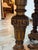 Brown Hand Carved Wood Base + Wood Top, Antique For Sale - Image 8 of 12