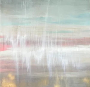 "Focus #1" Contemporary Abstract Acrylic on Canvas Painting - Part of Series