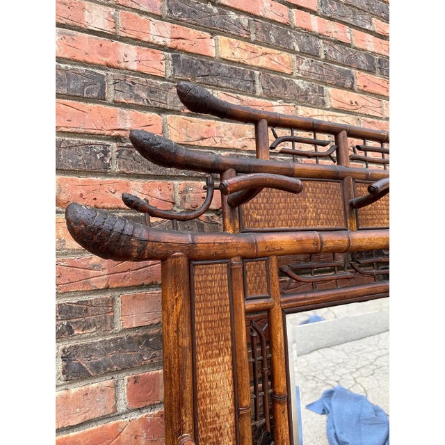 19th Century English Bamboo Hall Tree For Sale - Image 11 of 11