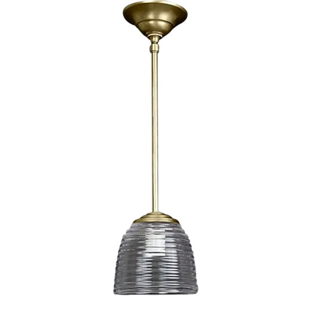 Vessel Pendant Pendant in Brass Finish For Sale