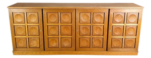 Brutalist Sideboard in Oak by Gerhard Bartels