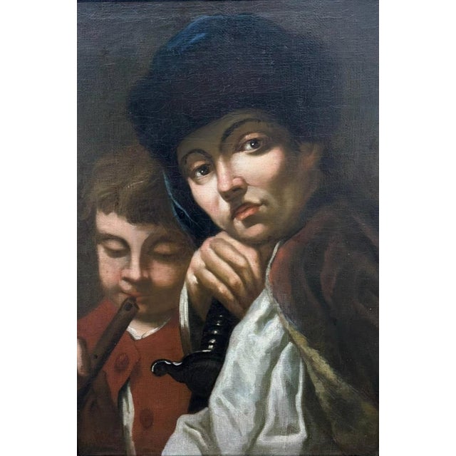 A captivating and character-rich oil painting from the Dutch Golden Age, 17th century. This striking composition features...