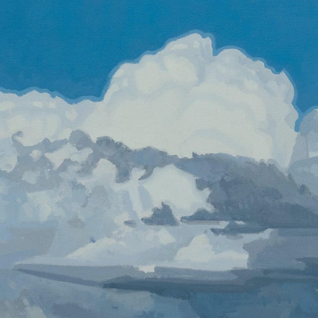 Early 21st Century Where It Gathers by Michael Magrin | Oil on Canvas Prairie Landscape With Storm Clouds For Sale - Image 5 of 14