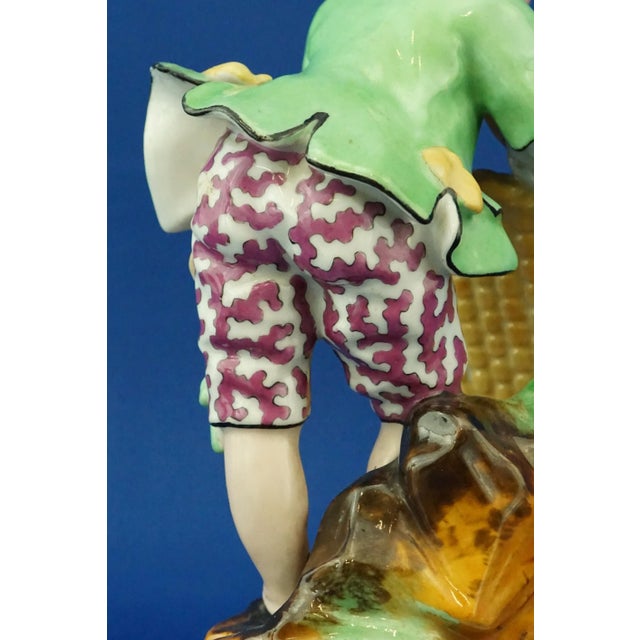Early 19th Century Porcelain Figurine of Child with Basket by Jacob Petit, France For Sale - Image 15 of 18